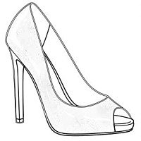 Single Sole Peep Toe Heels