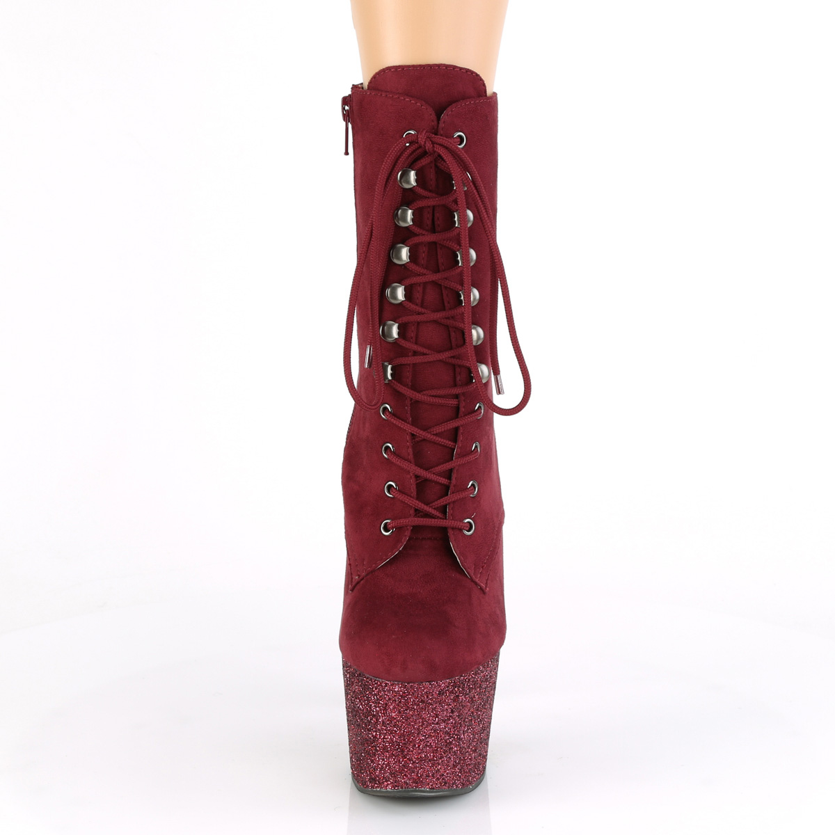 Pleaser Adore-1020FSMG BYFS/BYG - Violet High-Platform Ankle Boots