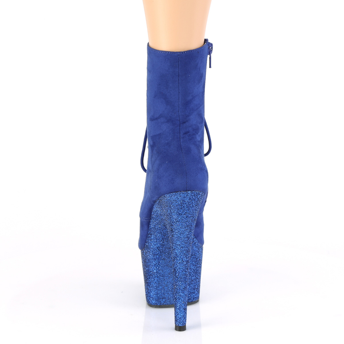 Pleaser Adore-1020FSMG RYBLFS/M - Blue High-Platform Ankle Boots