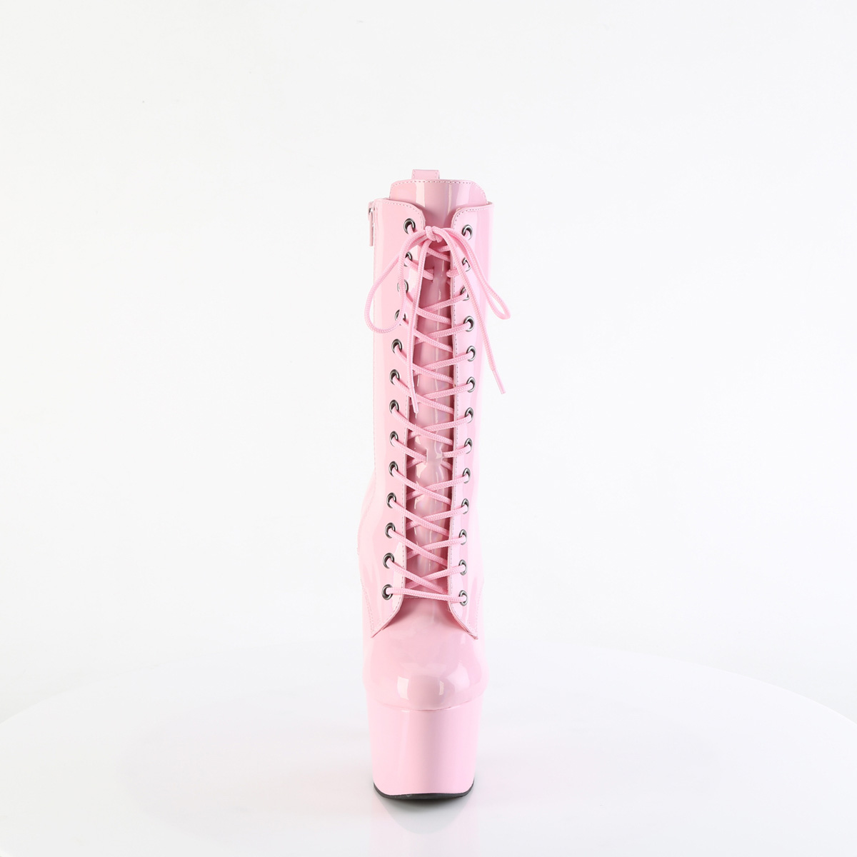 Pleaser Adore-1040WR-HG BPHG/M - Shiny Pink High-Platform Ankle Boots