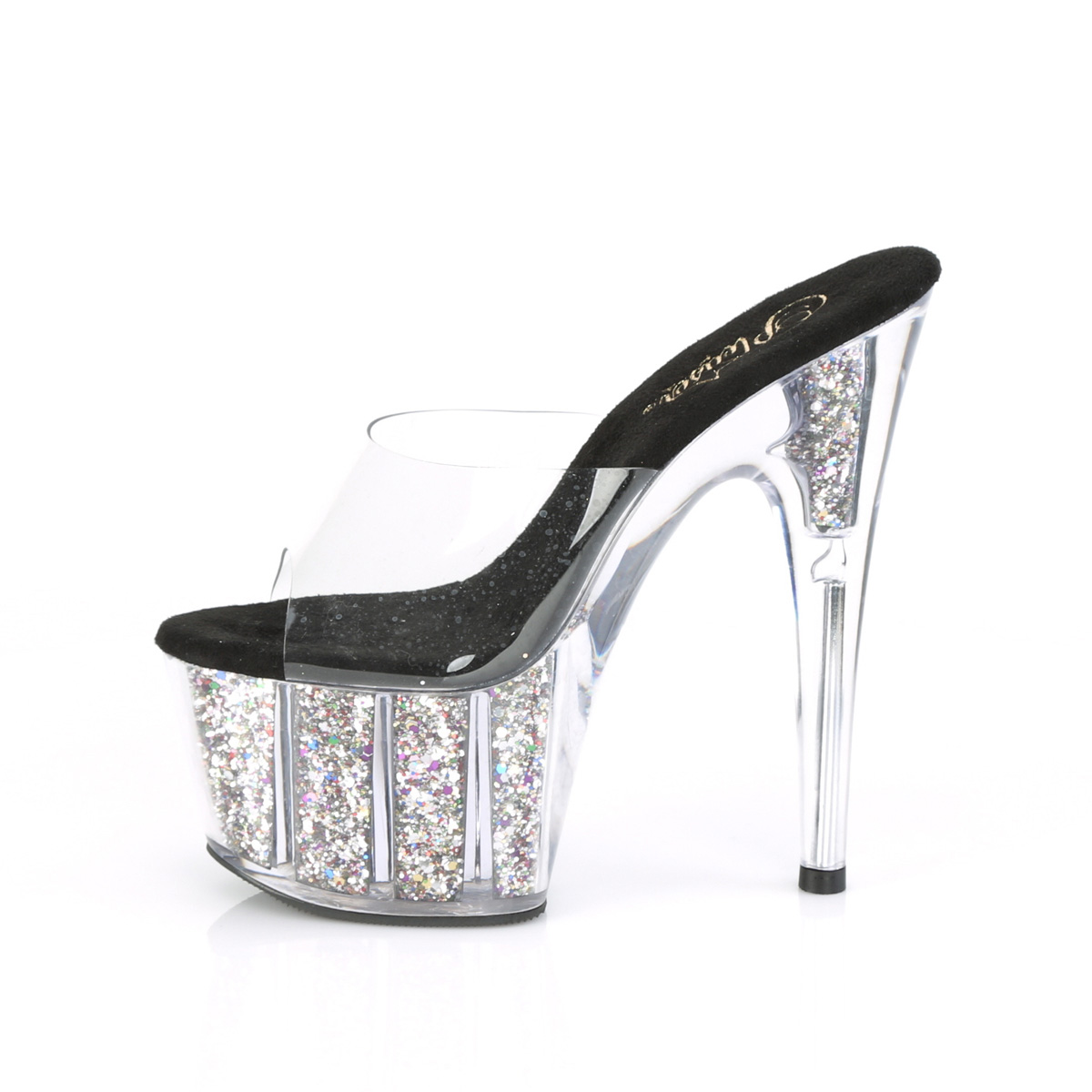 Pleaser Adore-701CG C/SG - Clear High-Platform Sandals