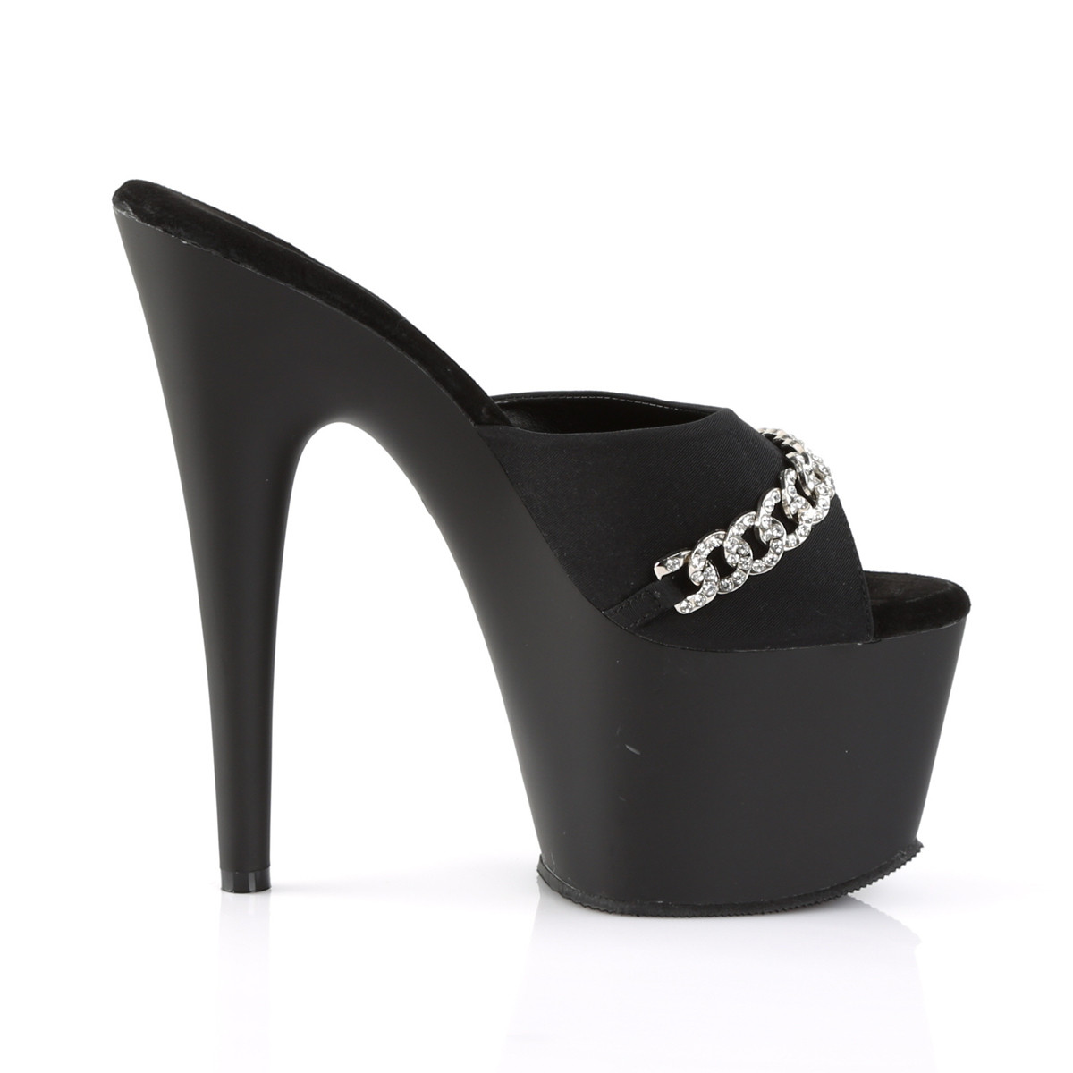 Pleaser Adore-701PS-2 BPS/M - Black High-Platform Sandals