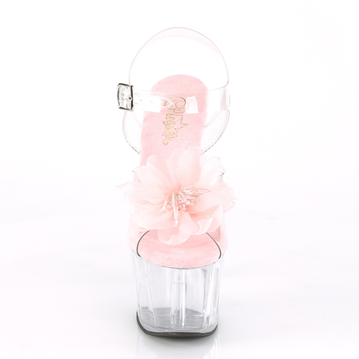Pleaser Adore-708BFL C-BP/C - Clear High-Platform Sandals