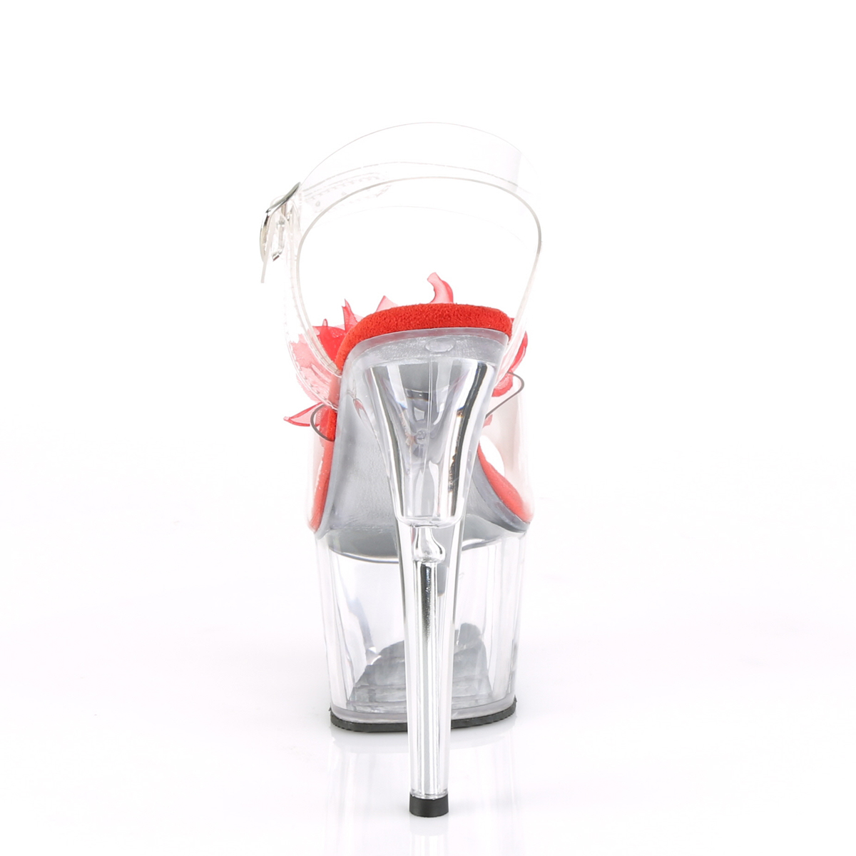 Pleaser Adore-708BFL C-R/C - Clear High-Platform Sandals