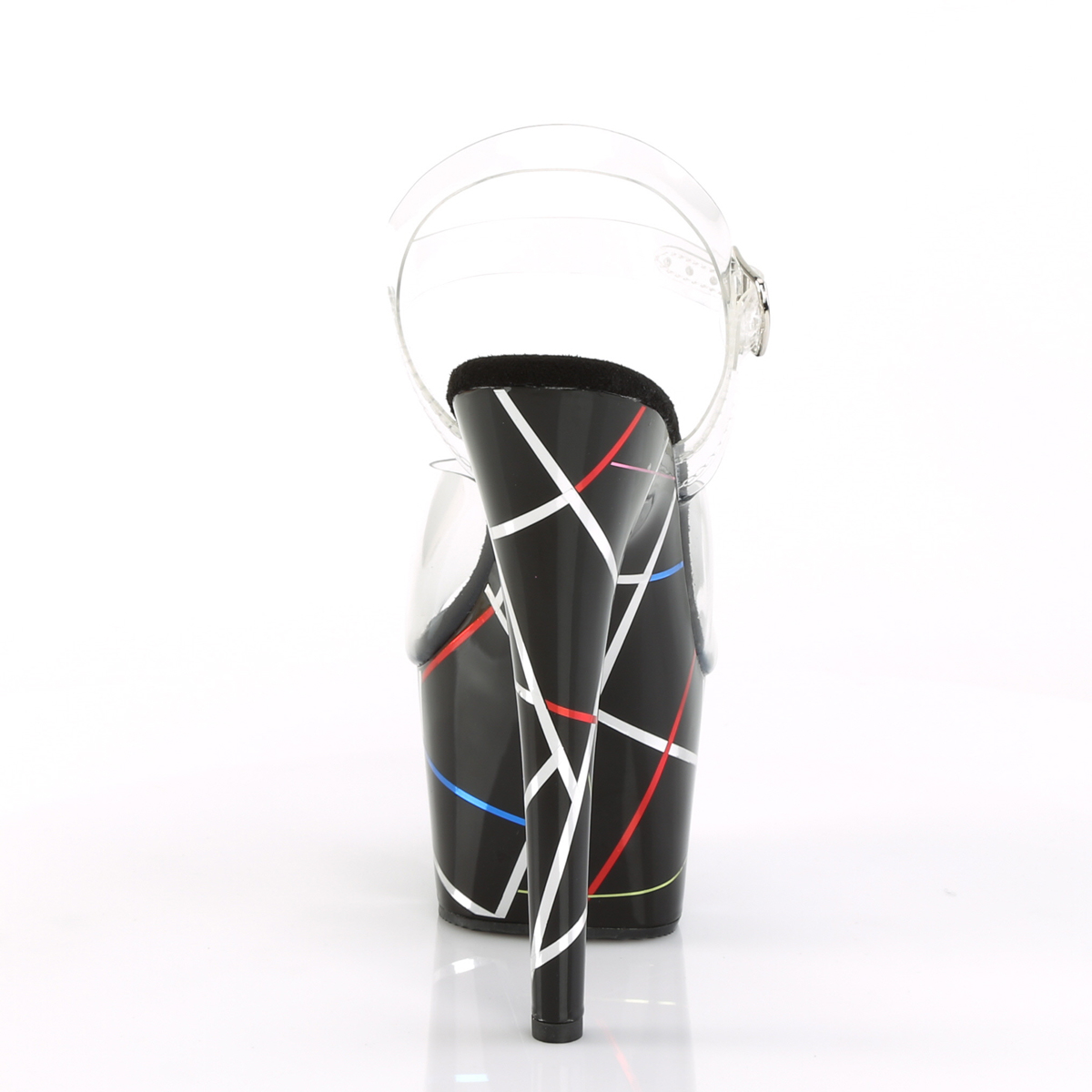 Pleaser Adore-708BMC C/B - Clear High-Platform Sandals