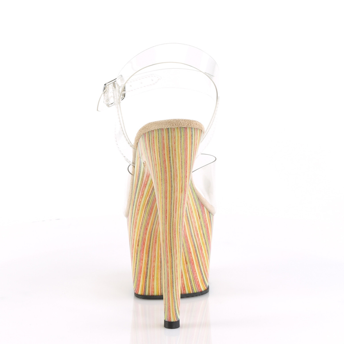 Pleaser Adore-708JB C/CRMC - Clear High-Platform Sandals