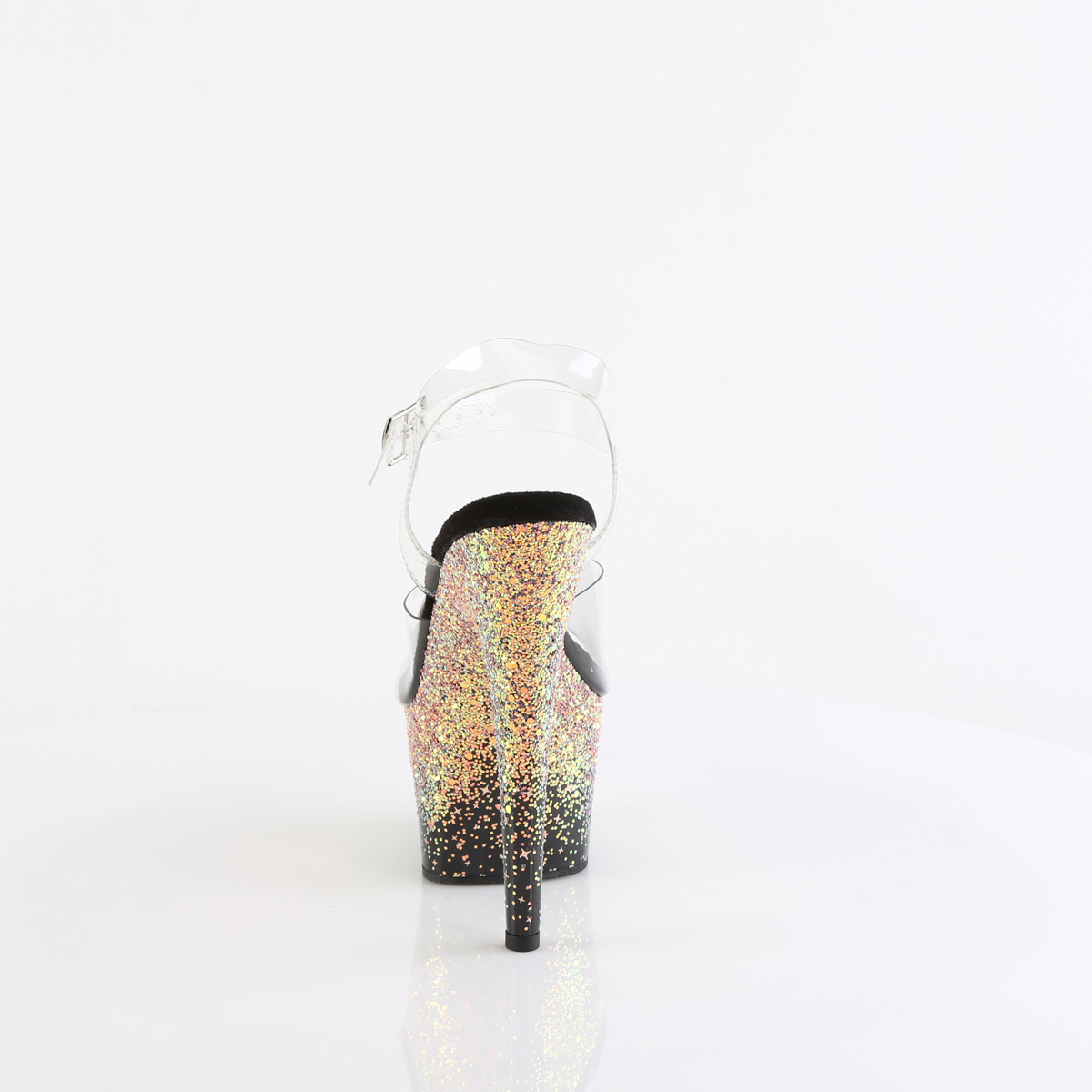 Pleaser Adore-708SS C/B-DTBHG - Clear High-Platform Sandals