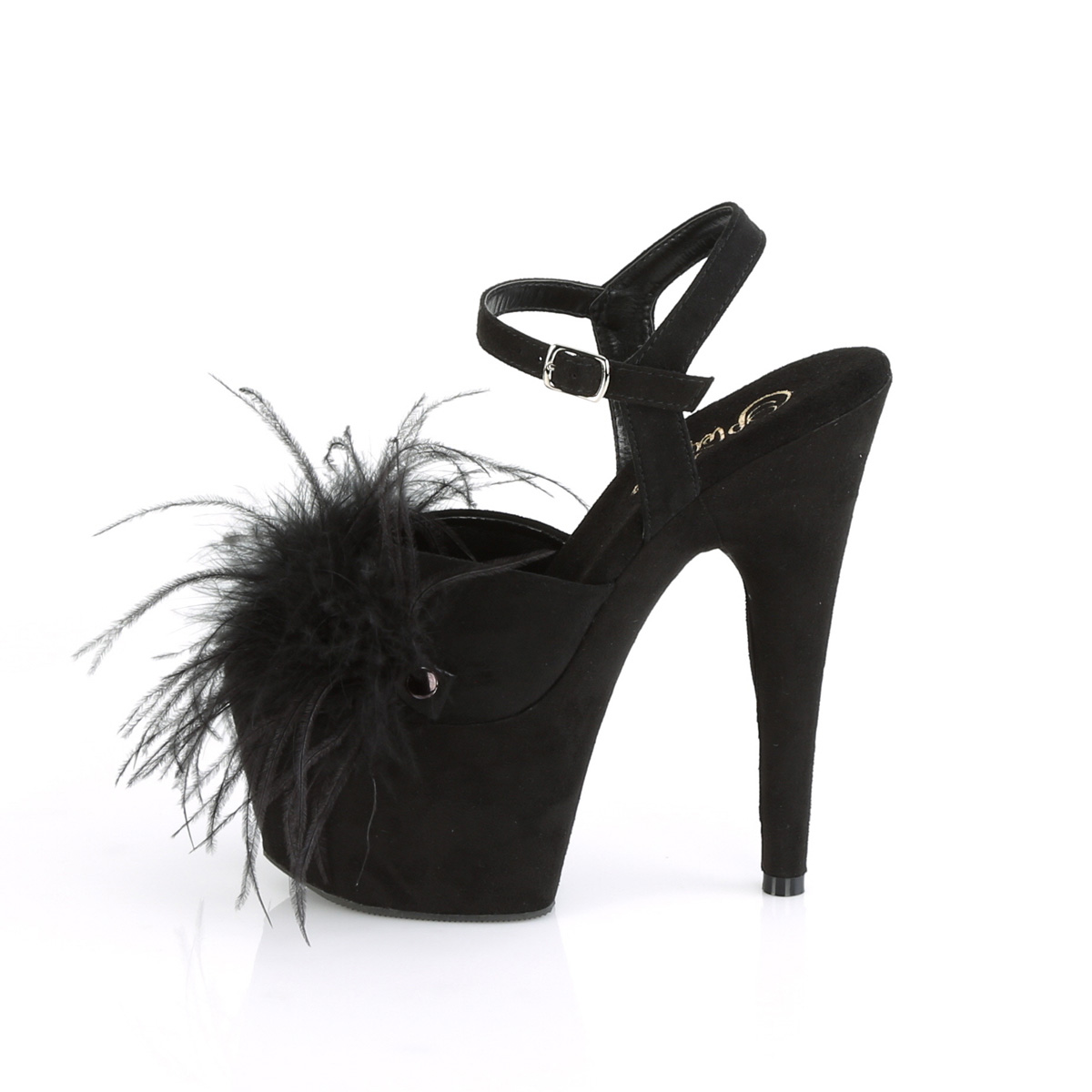 Pleaser Adore-709F BFS-FE/M - Black High-Platform Sandals