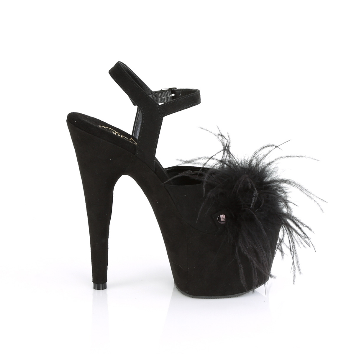 Pleaser Adore-709F BFS-FE/M - Black High-Platform Sandals