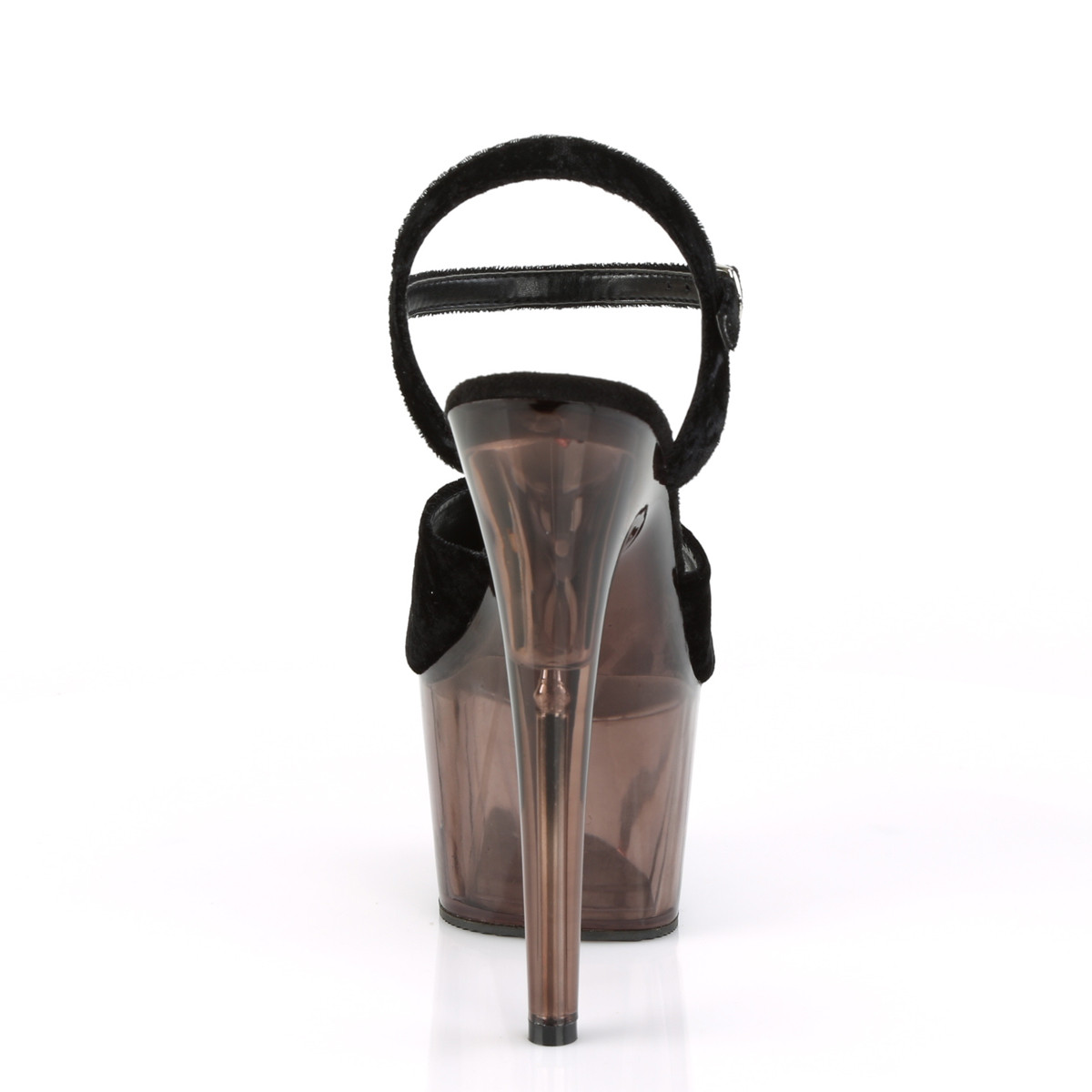 Pleaser Adore-709MCT BVEL/DT - Black High-Platform Sandals