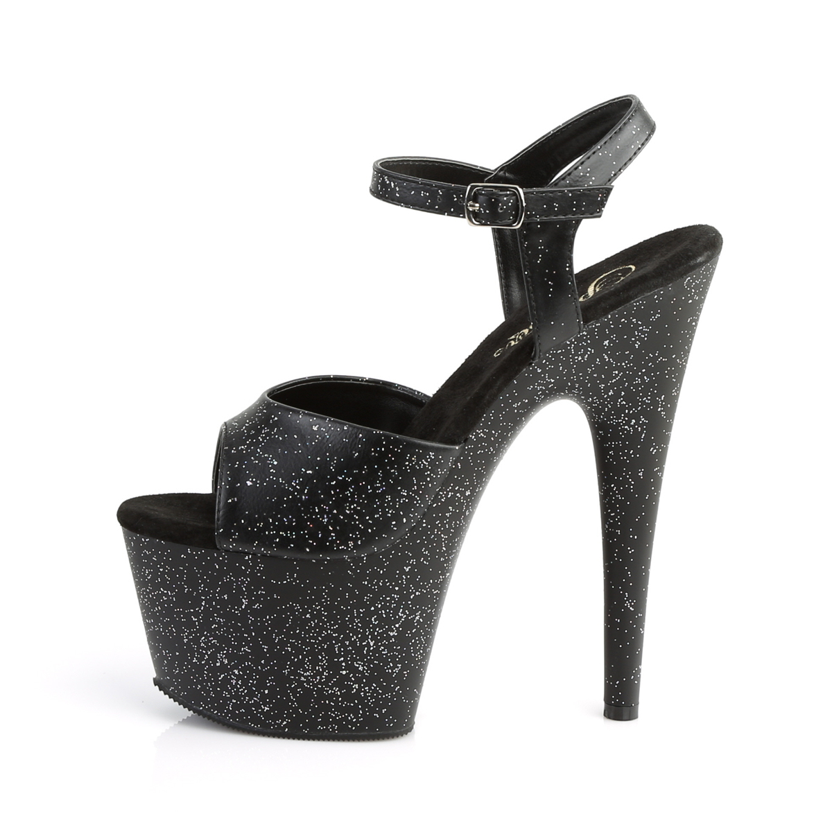 Pleaser Adore-709MMG BPU/M - Black High-Platform Sandals
