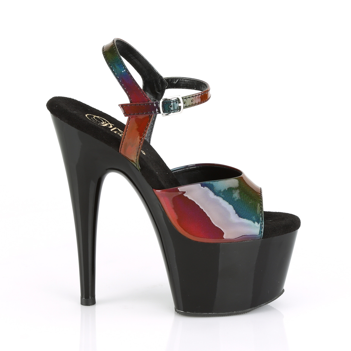 Pleaser Adore-709RBDT RBOWHG/B - Multicolour High-Platform Sandals