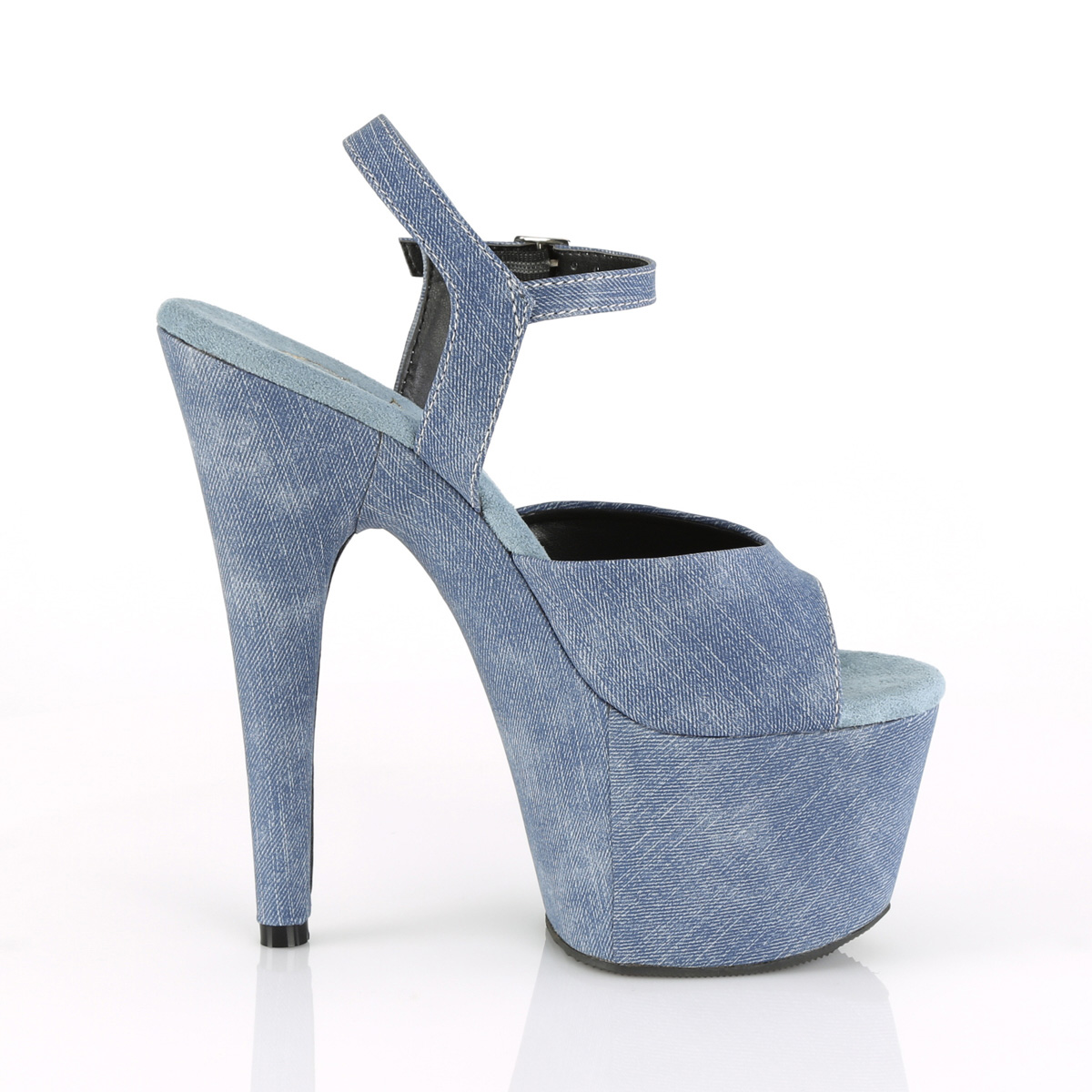Pleaser Adore-709WR DMPU/M - Blue High-Platform Sandals