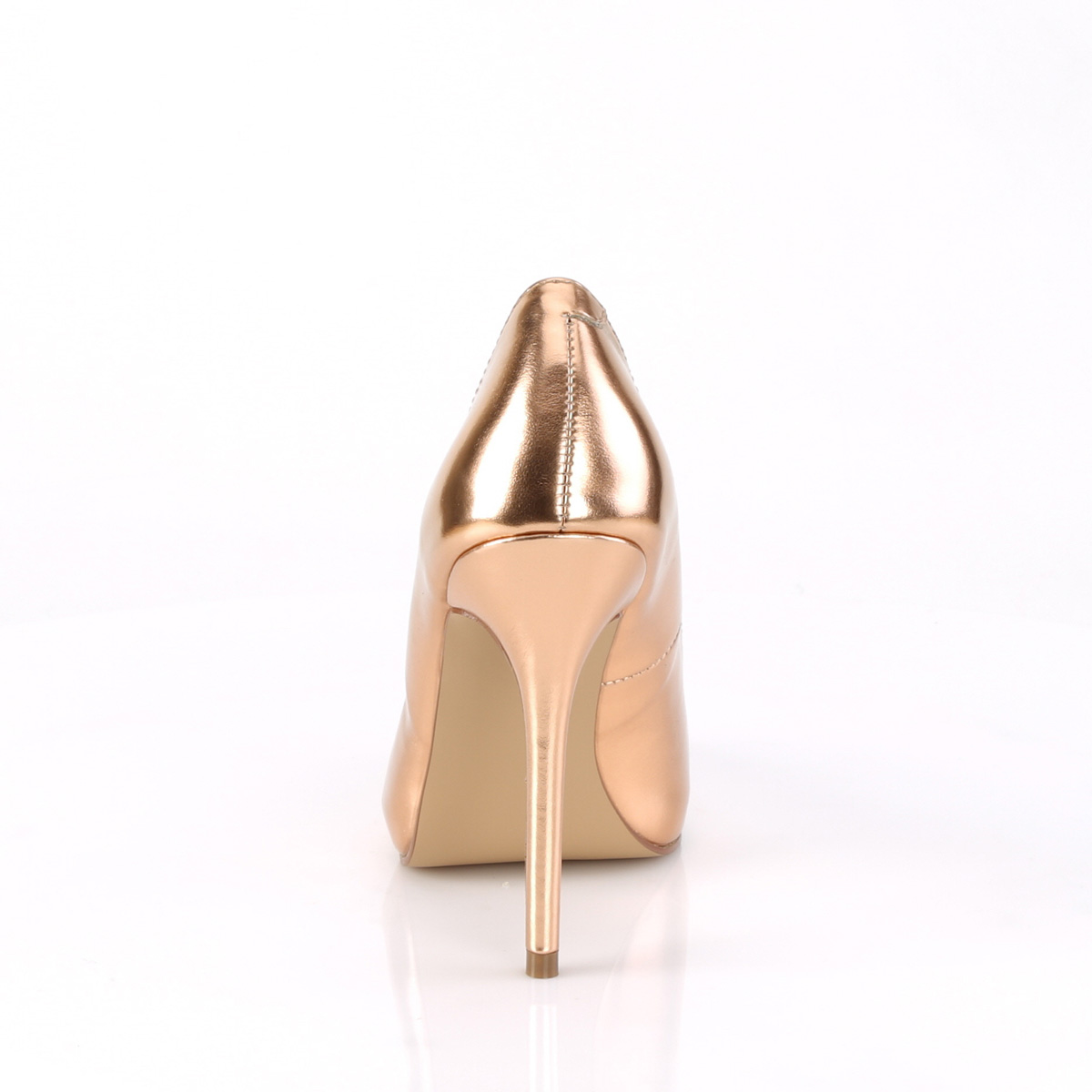 Pleaser Amuse-20 ROGLDMPU - Gold High-Heel Stilettos