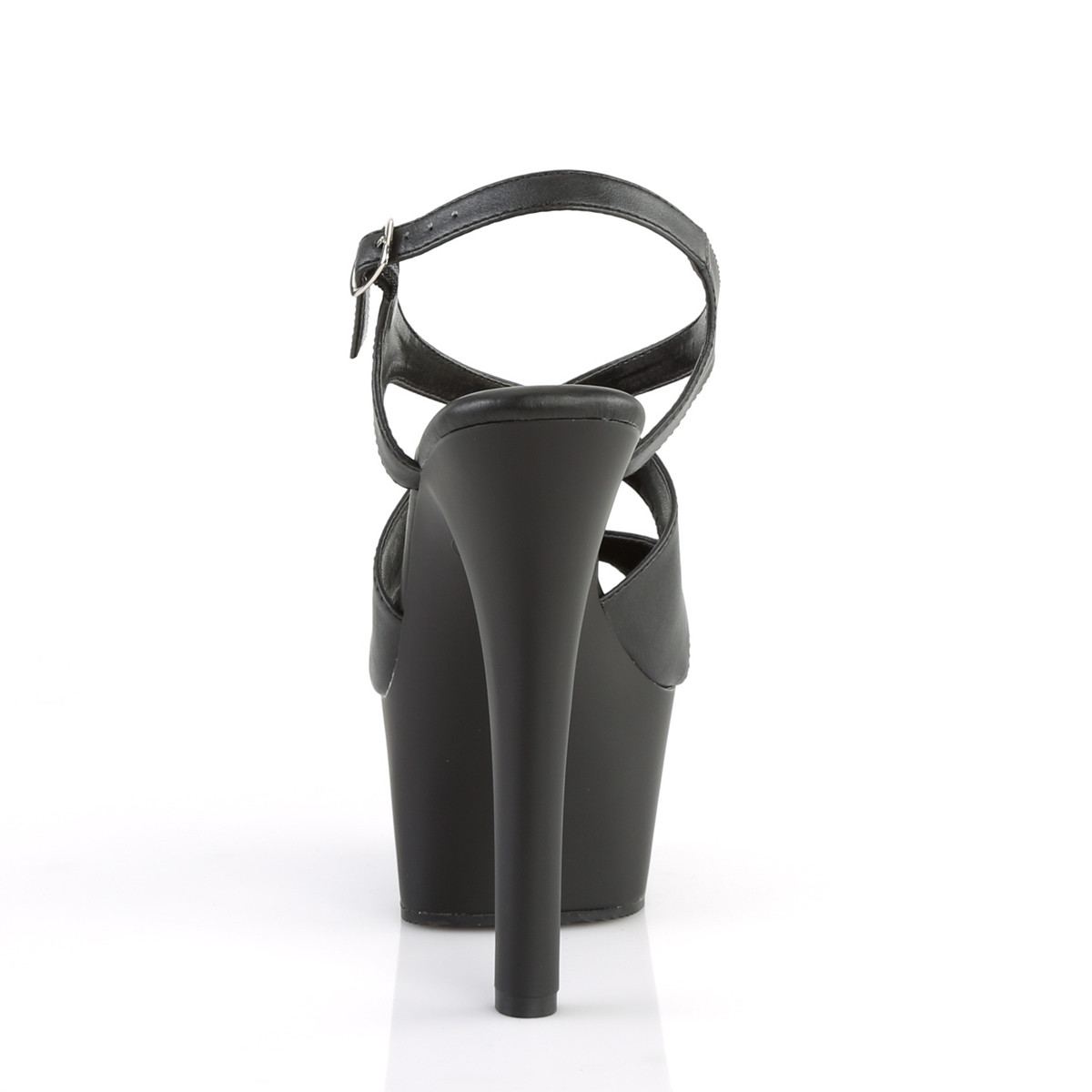 Pleaser Aspire-630 BPU/M - Black Platform High-Heel Sandals