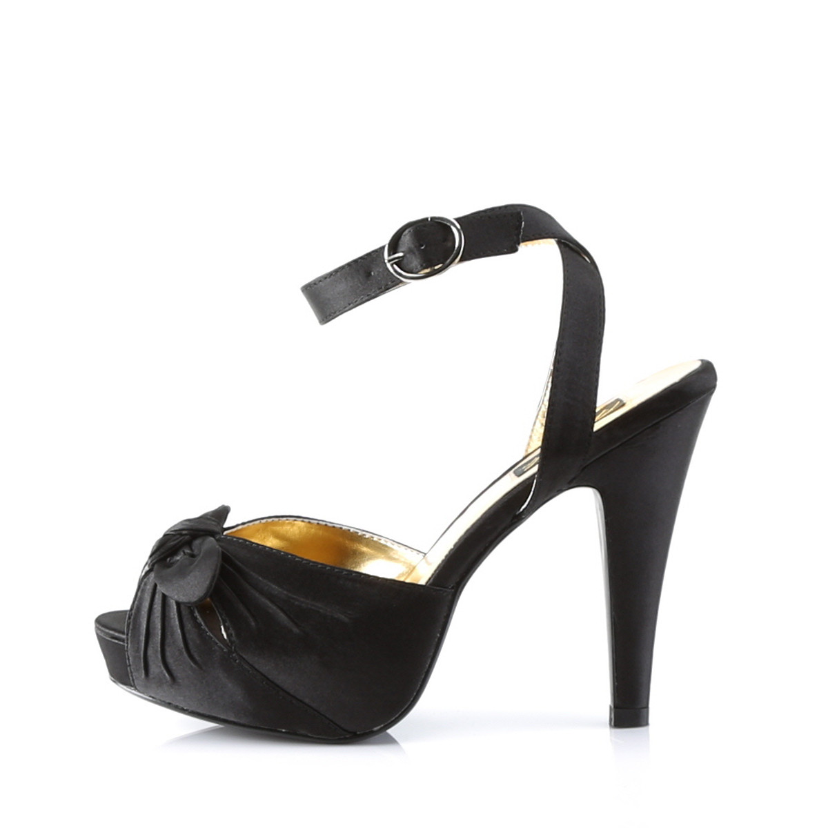 Pin Up Couture Bettie-04 BSA - Black Heeled Sandals