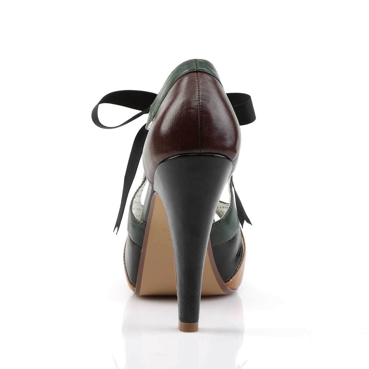 Pin Up Couture Bettie-19 TMCPU - Beige Pumps With Straps