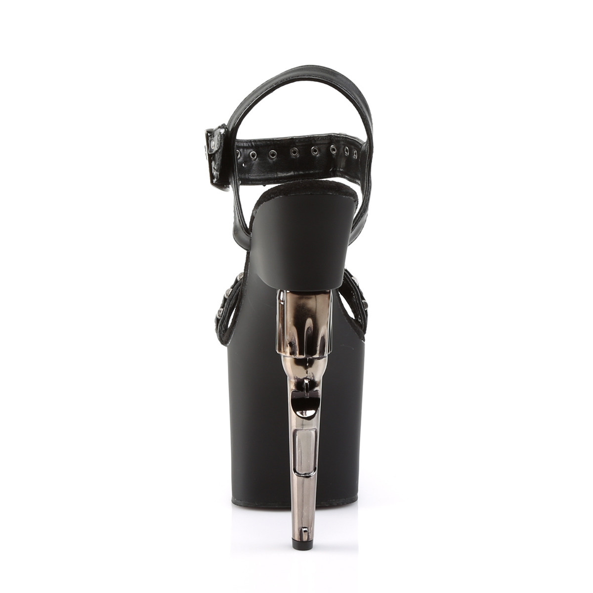 Pleaser Bondgirl-712 BPU/B - Black High-Platform Sandals