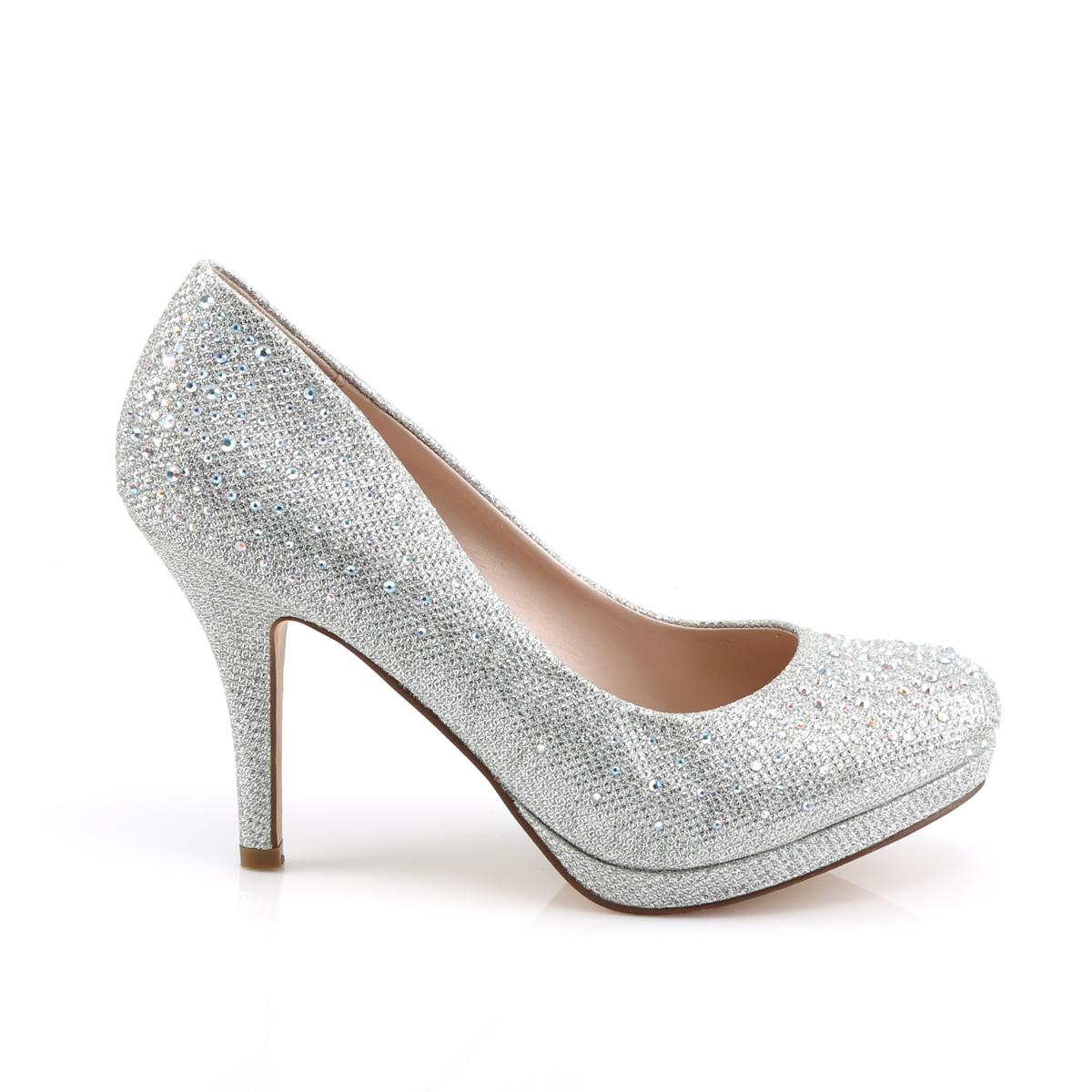 Fabulicious Covet-02 SGFA - Silver Stilettos