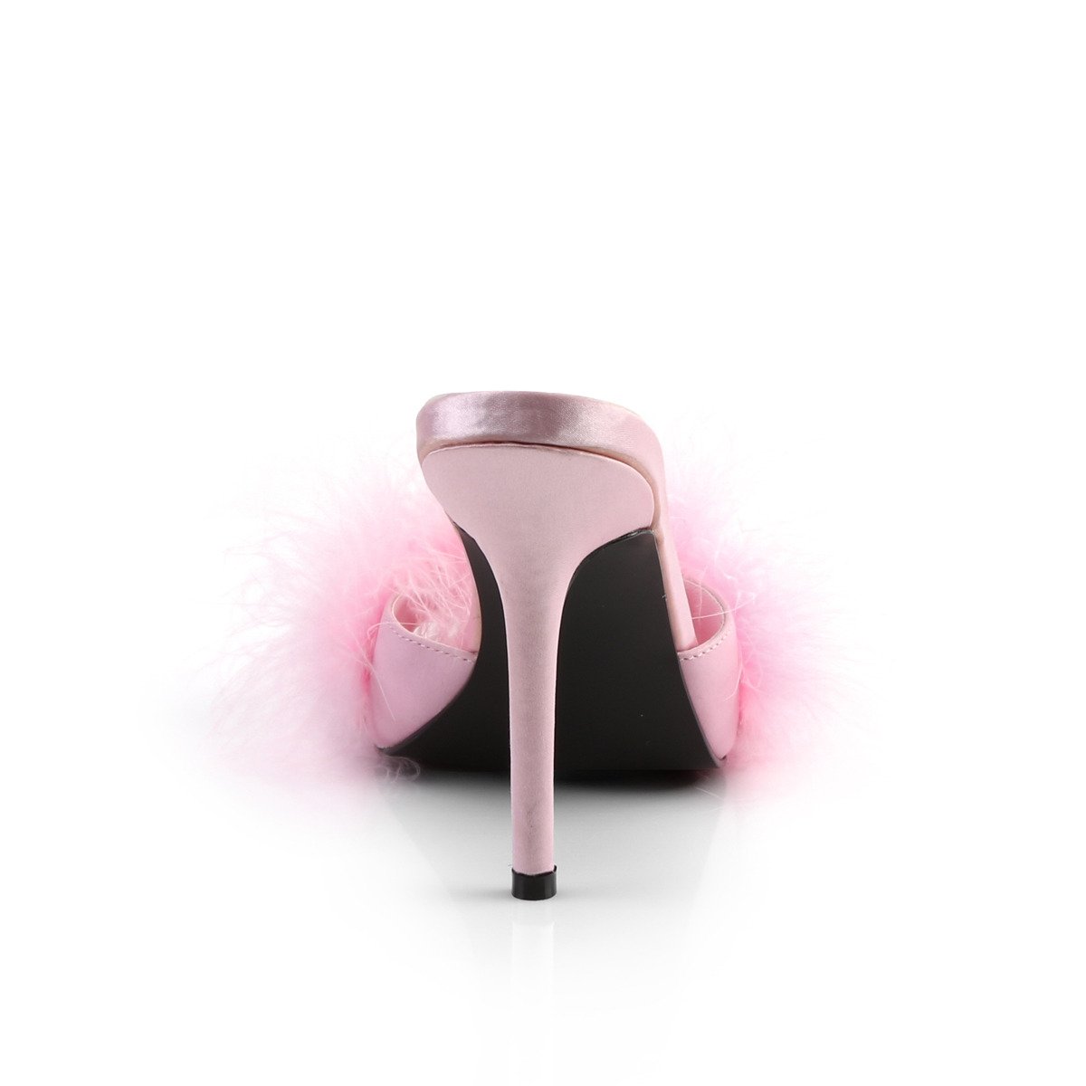 Fabulicious Classique-01F BPPU-F - Pink High-Heel Single Sole Slides