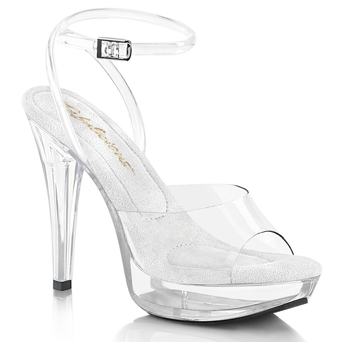 Fabulicious Cocktail-506 C/M - Clear High-Heel Sandals