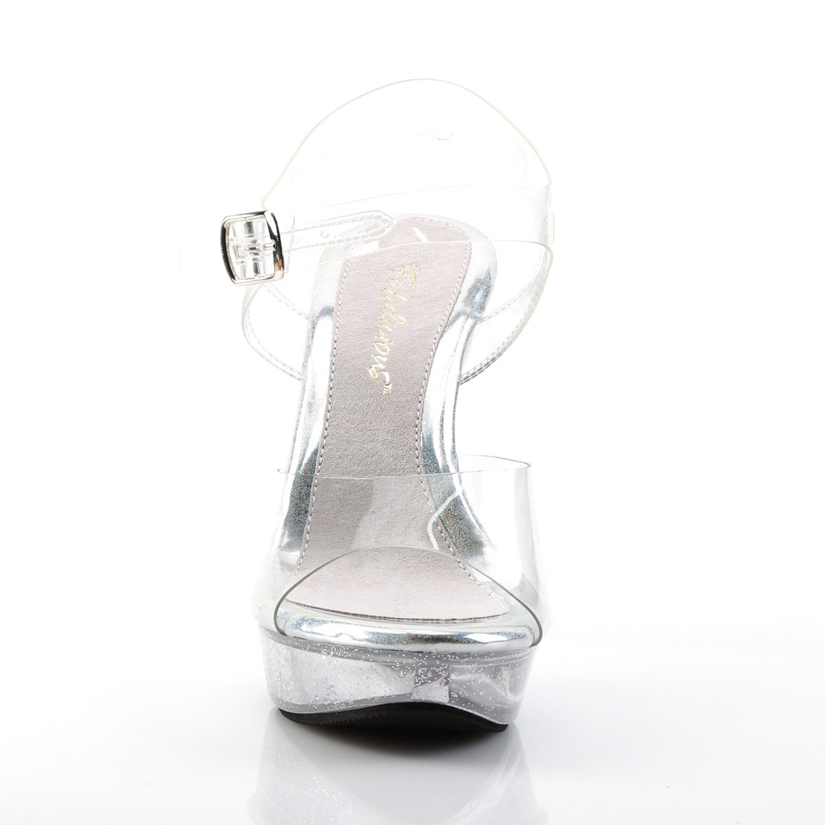 Fabulicious Cocktail-508MG C/M - Clear High-Heel Sandals