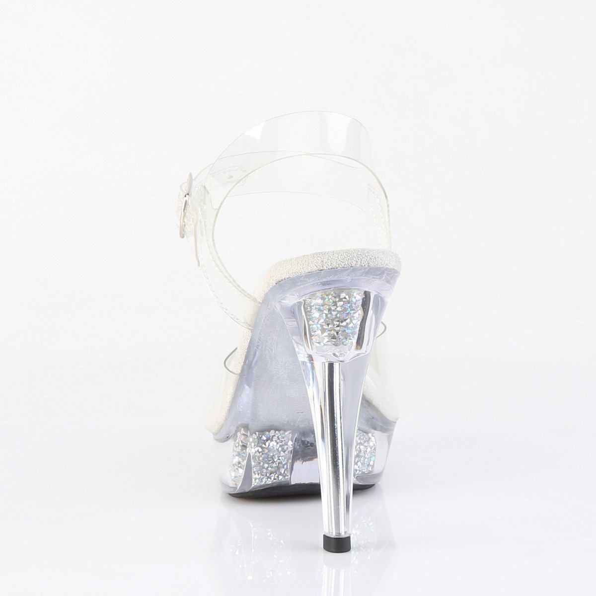 Fabulicious Cocktail-508RSI C/C-SRS - Clear High-Heel Sandals