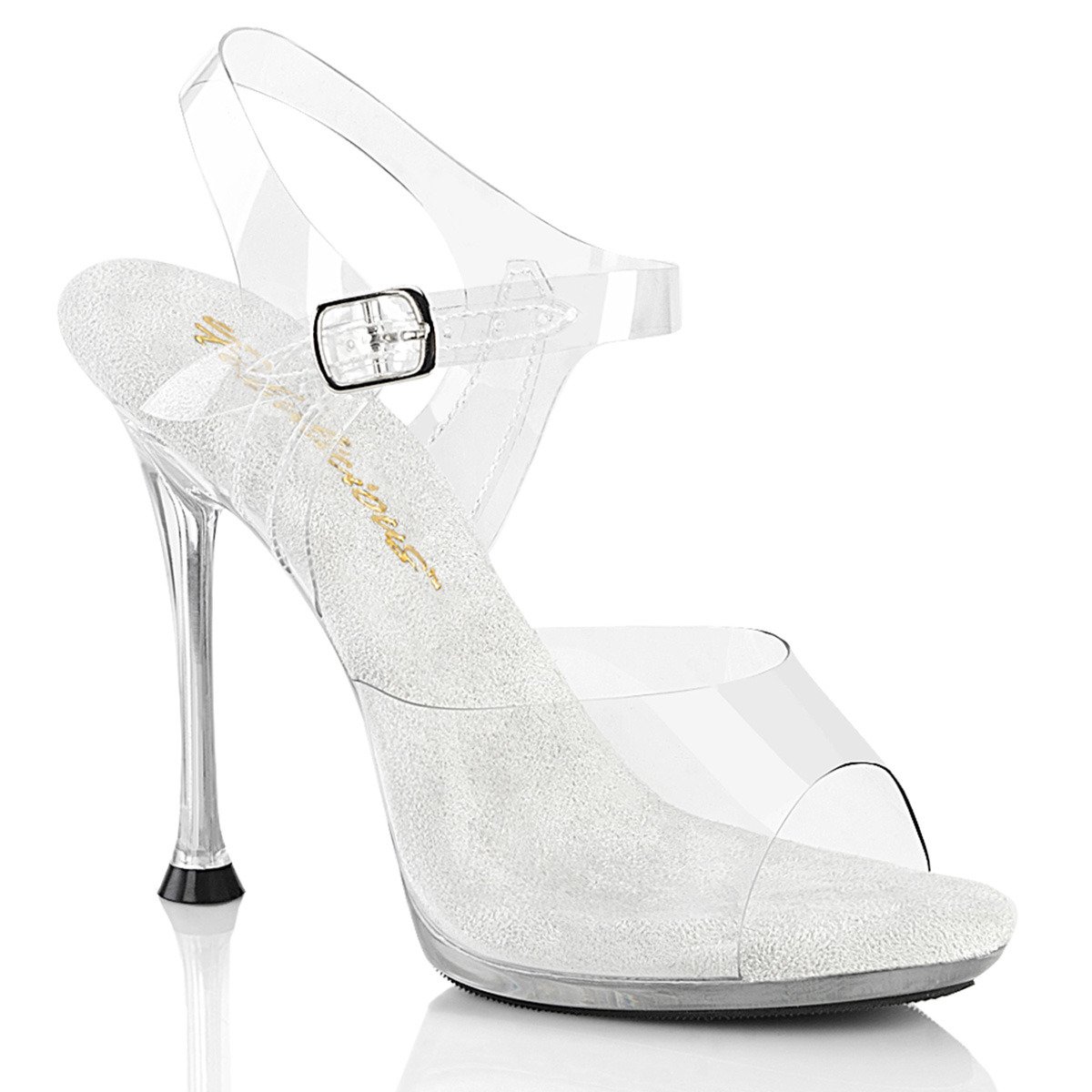 Fabulicious Cupid-408 C/M - Clear High-Heel Sandals