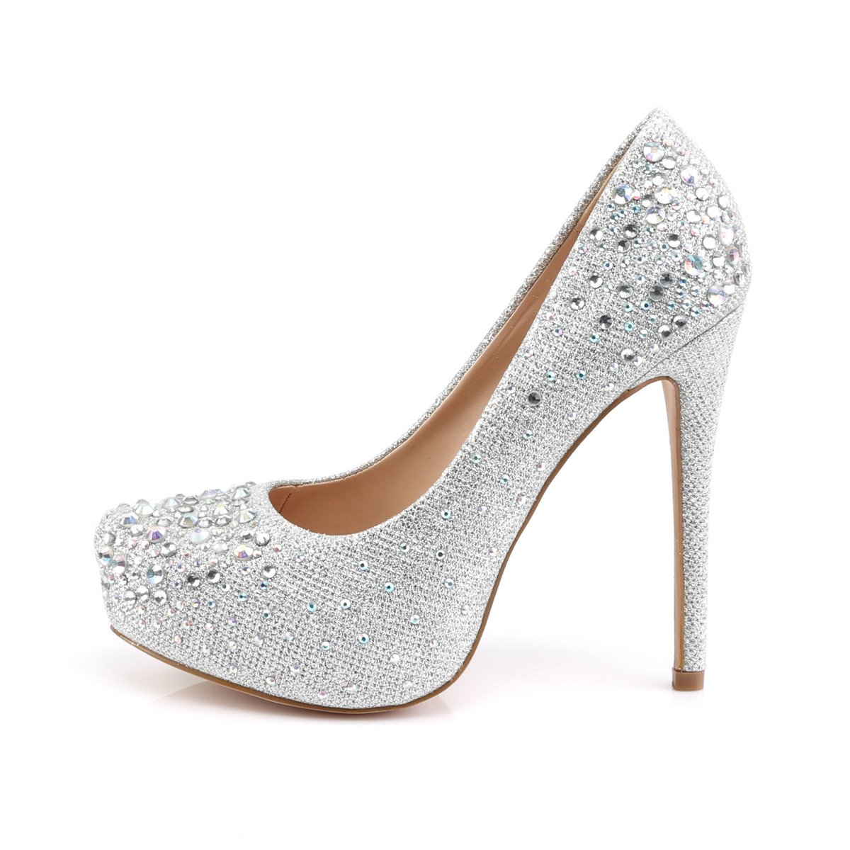 Fabulicious Destiny-06R SGFA - Silver High-Heel Stilettos
