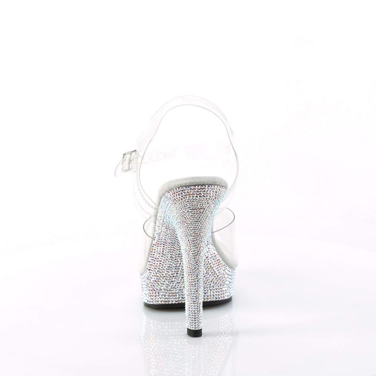 Fabulicious Majesty-508DM C/SMCRS - Clear High-Heel Sandals