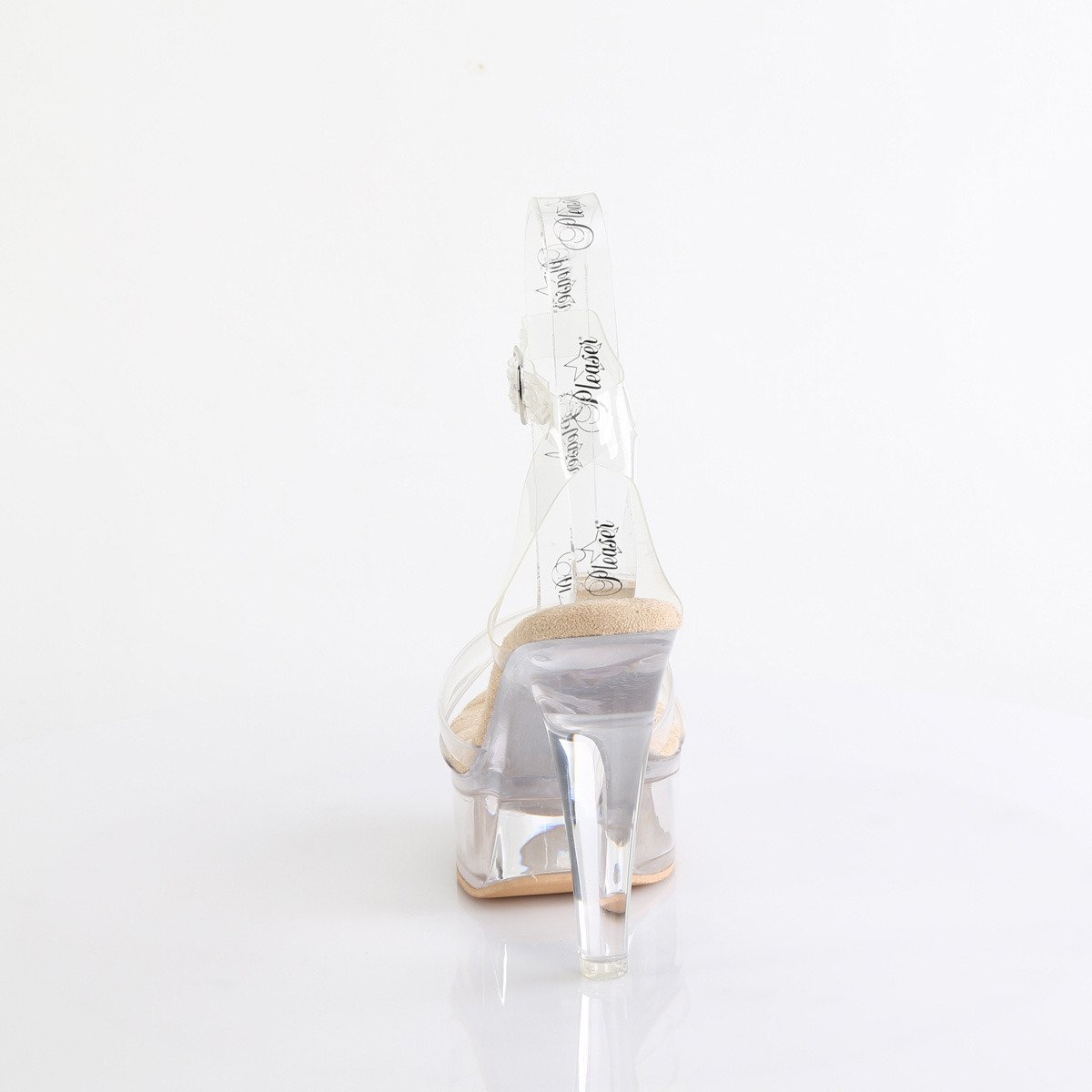 Fabulicious Martini-505 C-CR/C - Clear Platform High-Heel Sandals