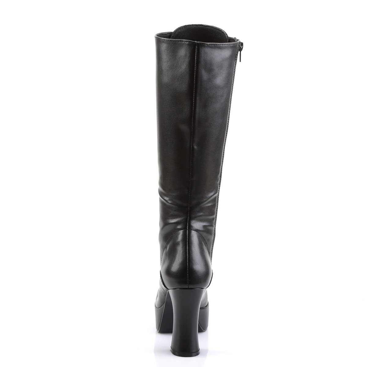 Funtasma Exotica-2020 B/PU - Black Platform High-Heel Knee High Boots
