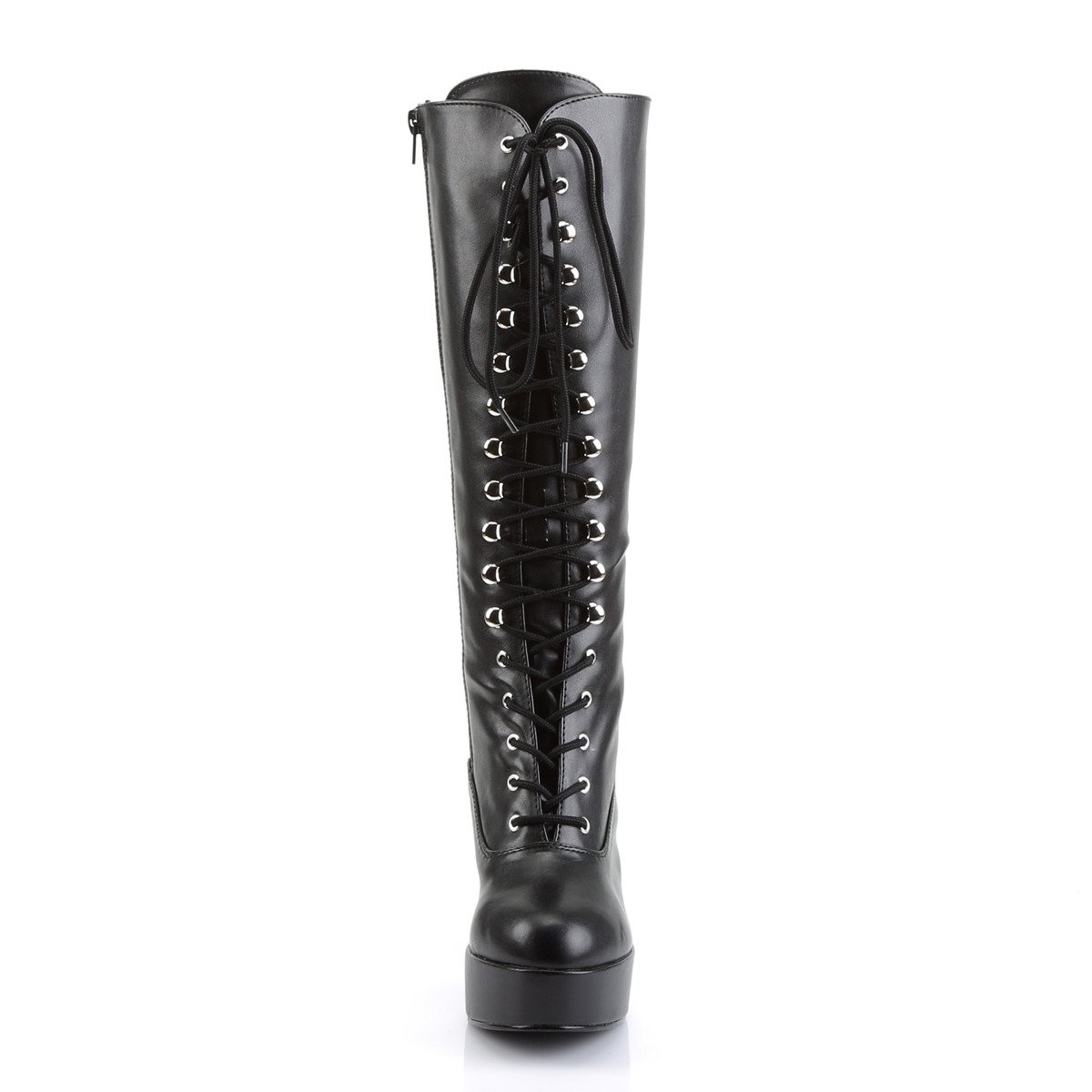 Funtasma Exotica-2020 B/PU - Black Platform High-Heel Knee High Boots