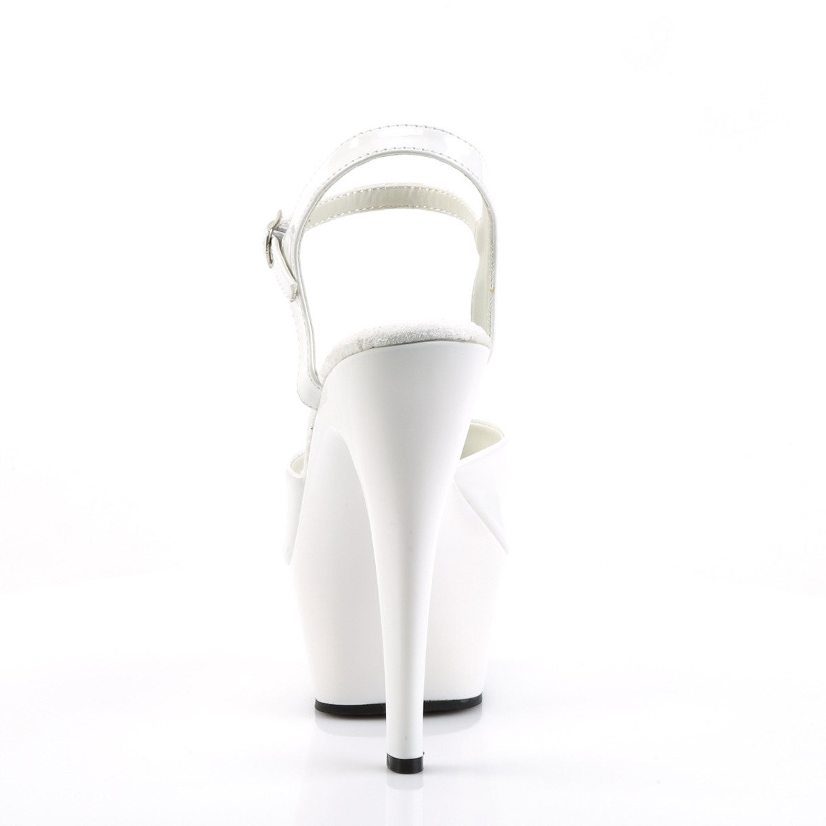 Funtasma Juliet-209 W/M - Shiny White Platform High-Heel Sandals