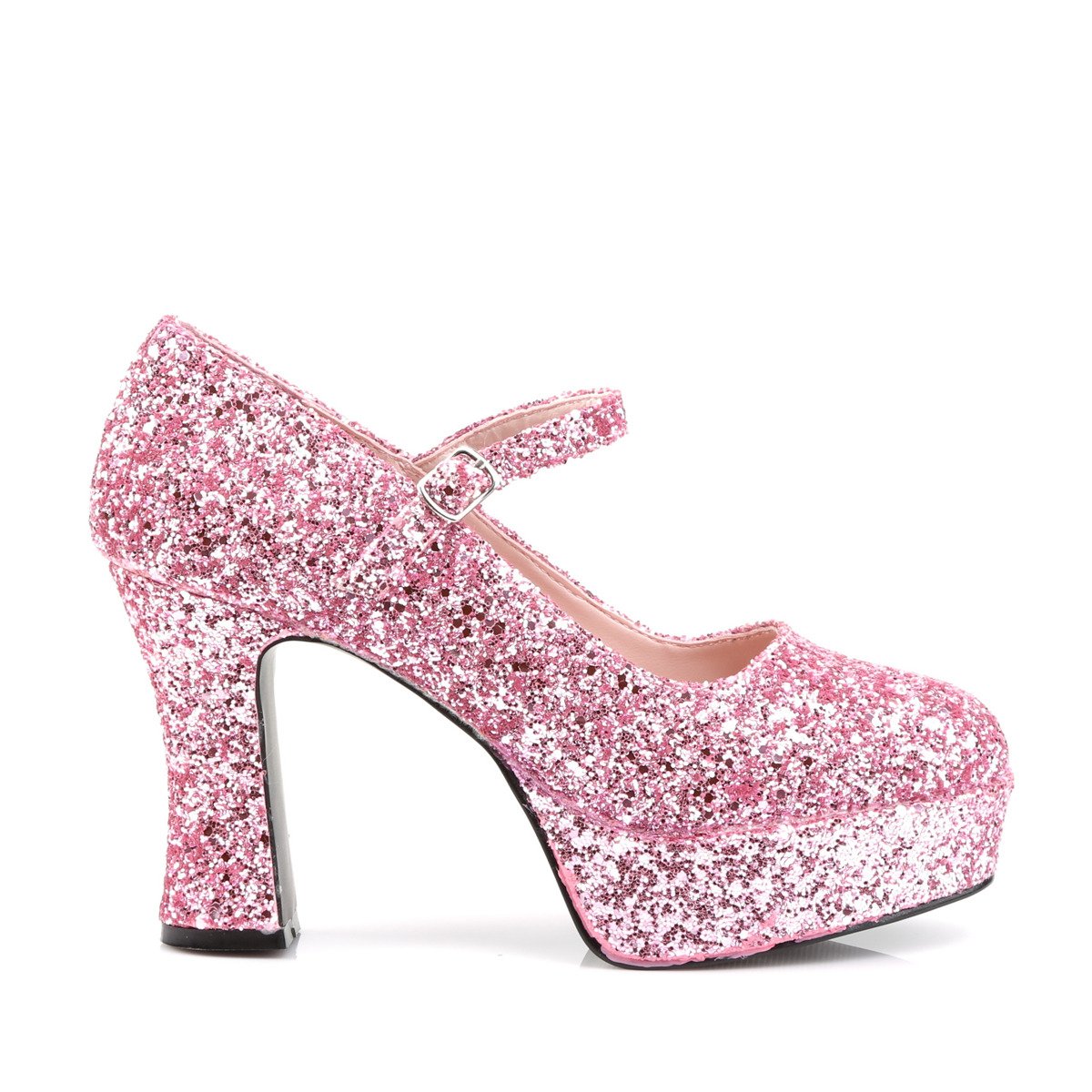 Funtasma Maryjane-50G BP - Pink Platform High Chunky-Heel Mary Jane Shoes