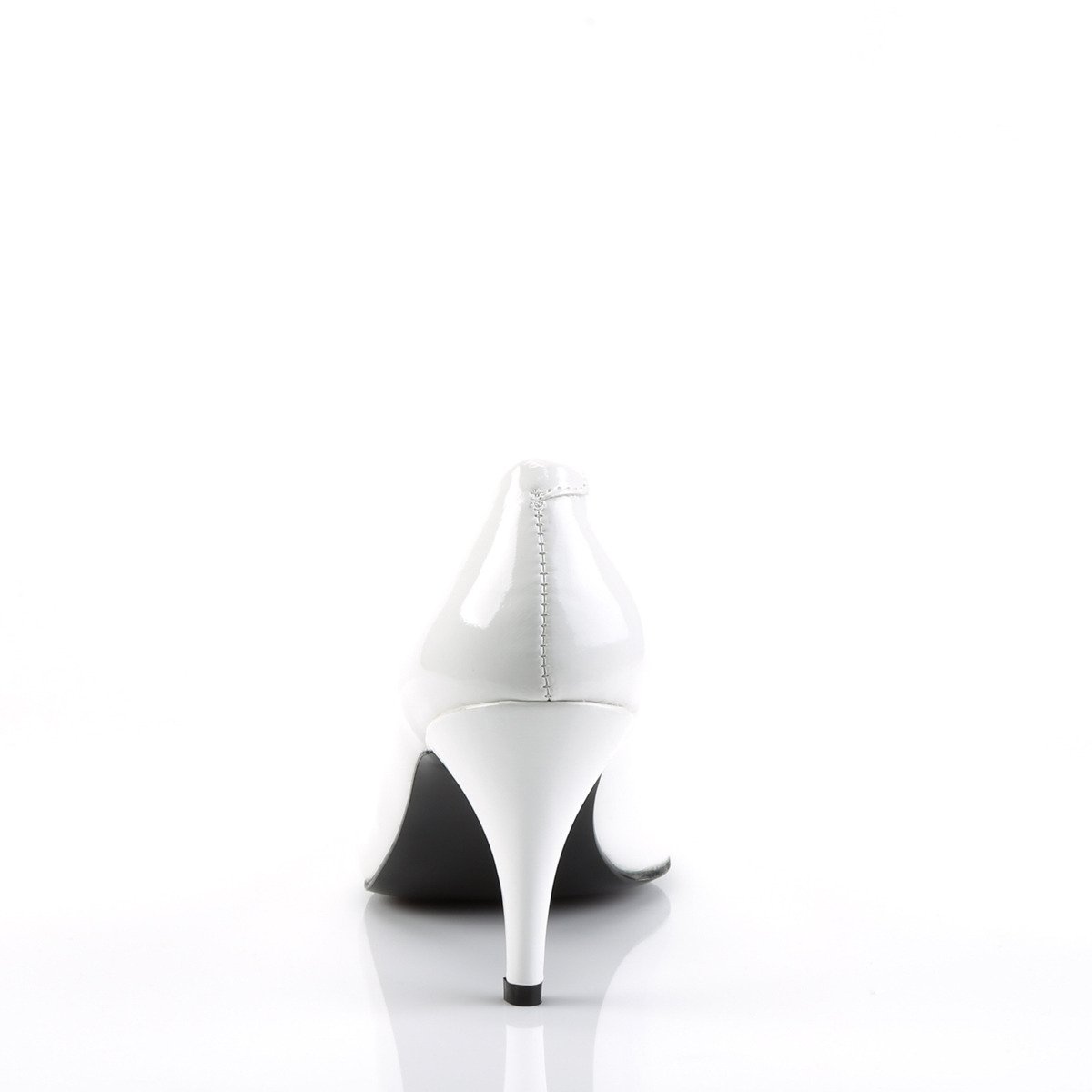 Funtasma Pump-420 W - Shiny White Stilettos