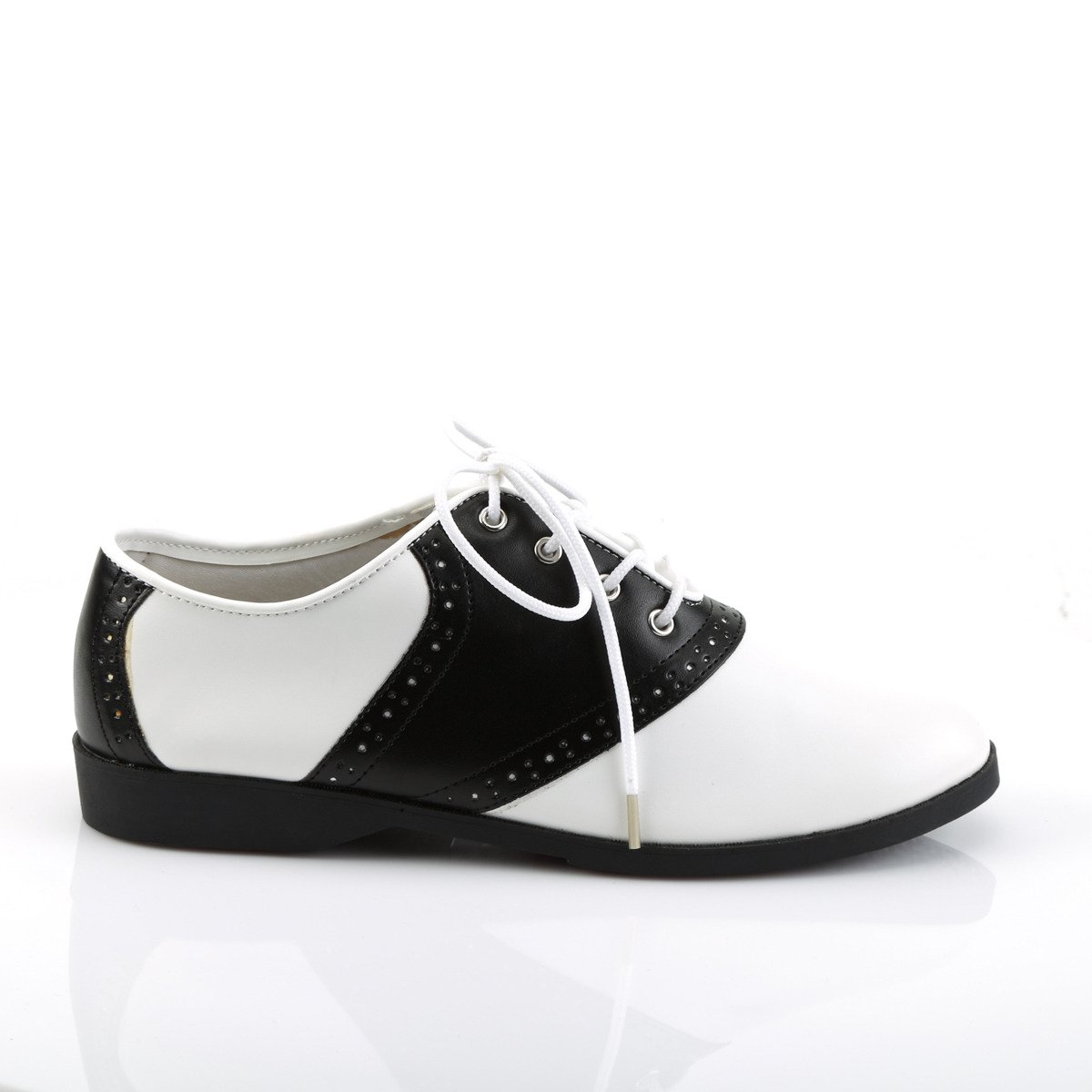 Funtasma Saddle-50 BW/PU - Black Shoes