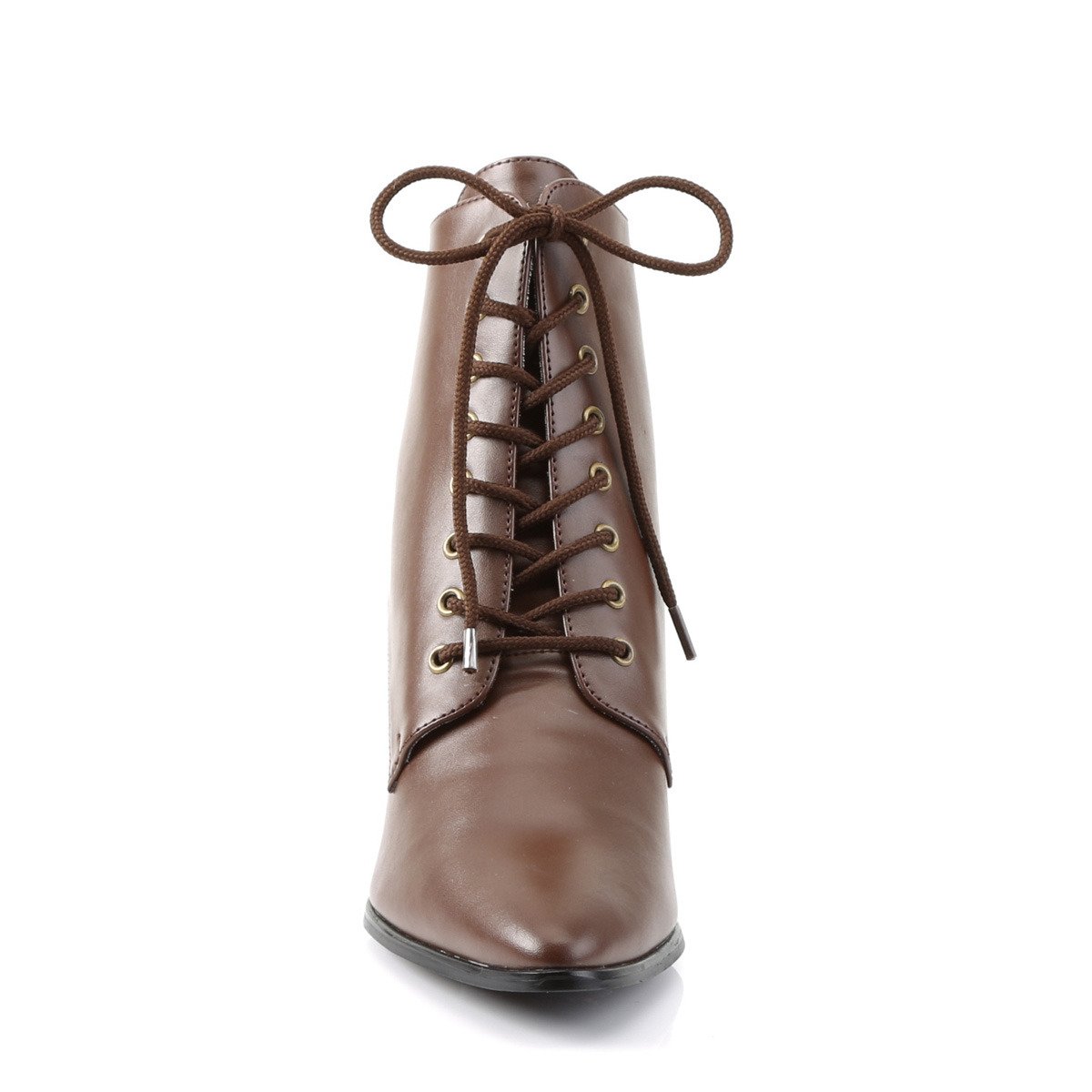Funtasma Victorian-35 BNPU - Brown Chunky-Heel Victorian Shoes