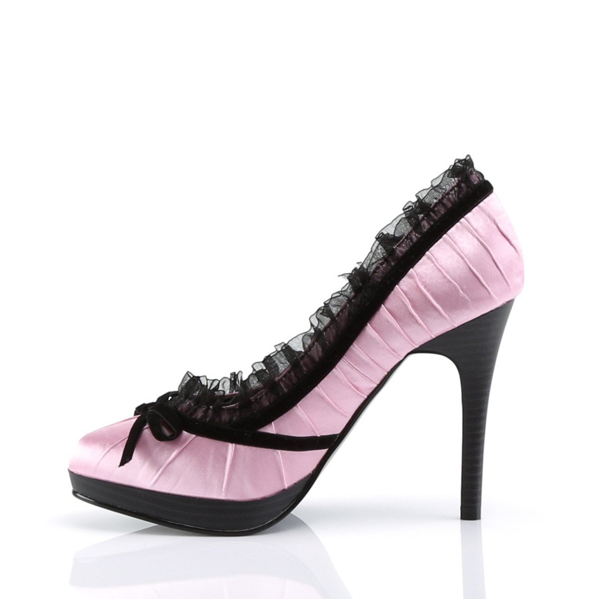 Pin Up Couture Bliss-38 PNB/SAT - Pink Stilettos