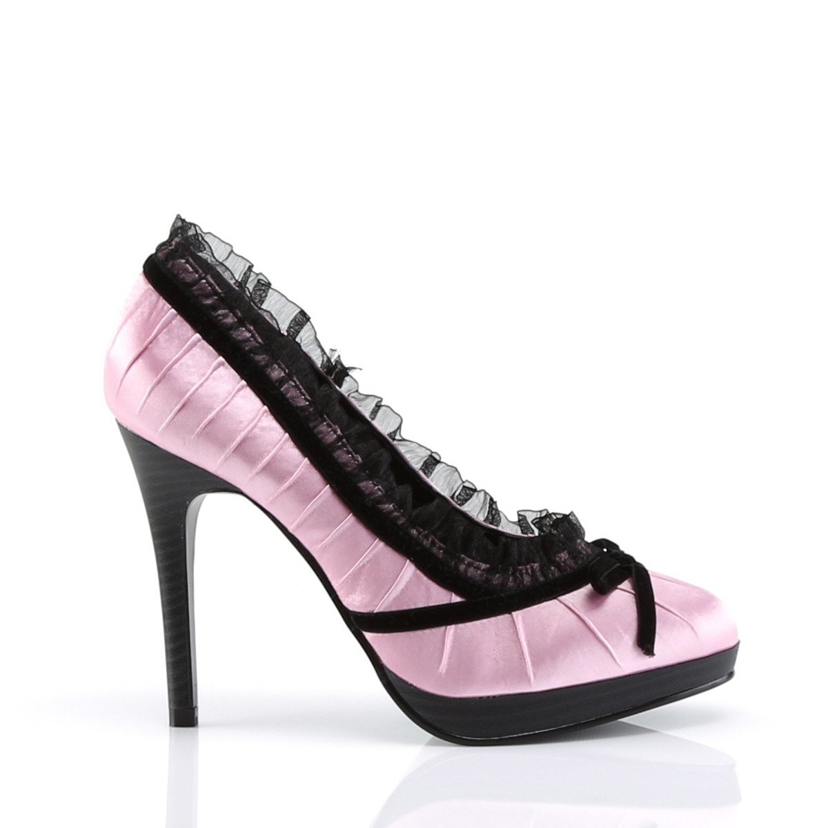 Pin Up Couture Bliss-38 PNB/SAT - Pink Stilettos