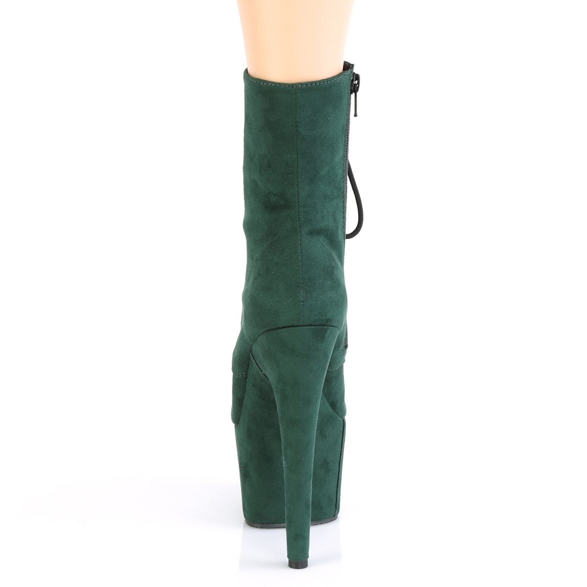 Pleaser Adore-1020FS EMGNFS/M - Green High-Platform Ankle Boots