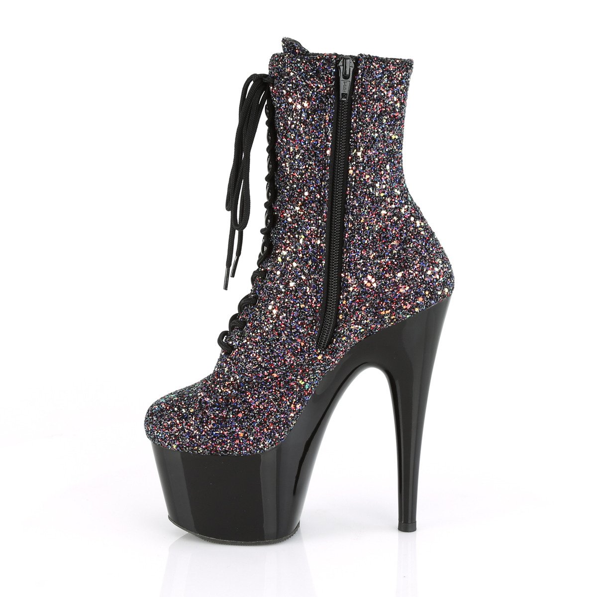 Pleaser Adore-1020LG PPMG/B - Violet High-Platform Ankle Boots