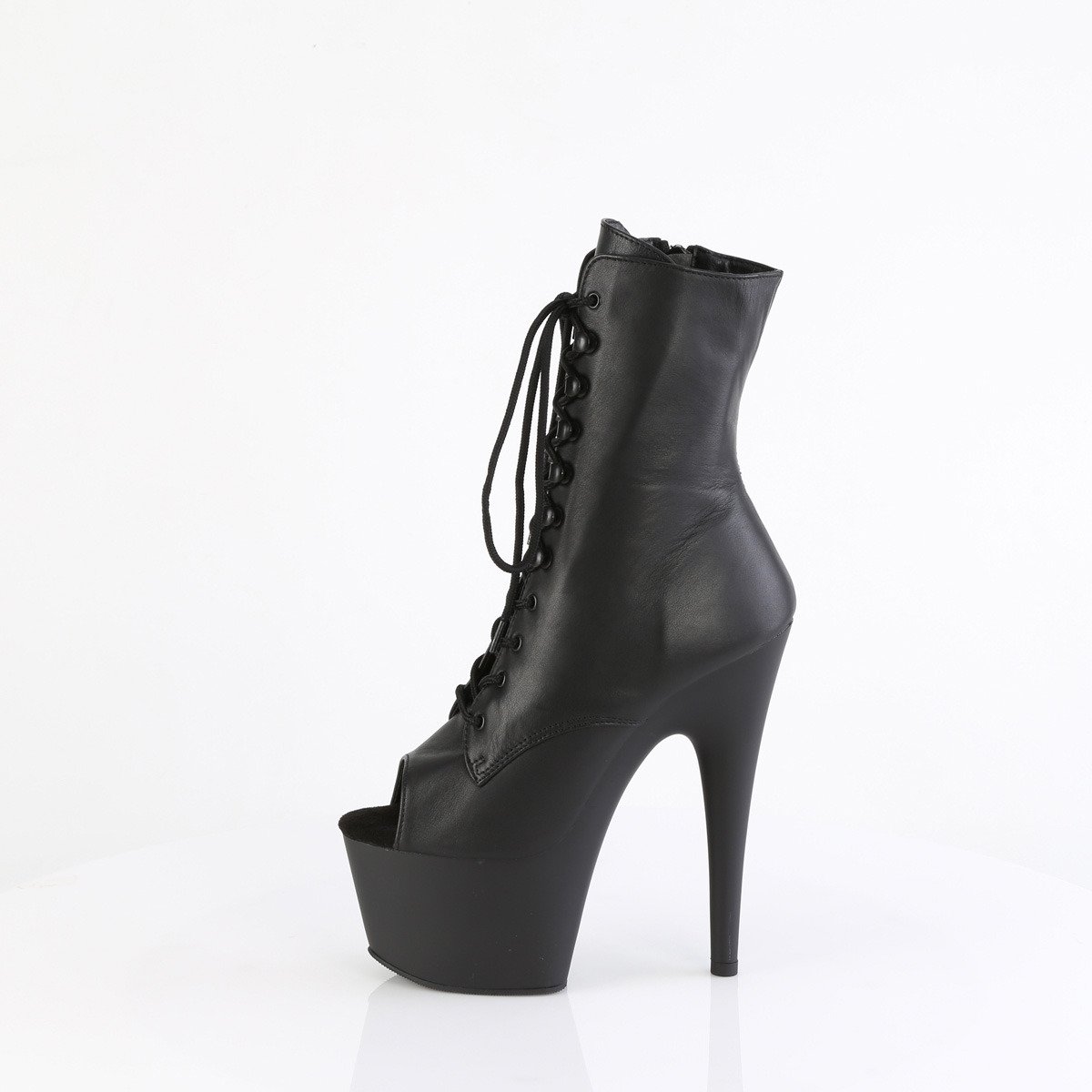 Pleaser Adore-1021 BLE/M - Black High-Platform Ankle Boots