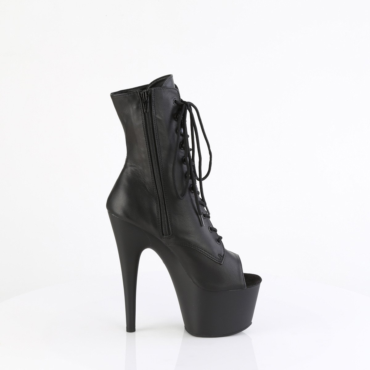 Pleaser Adore-1021 BLE/M - Black High-Platform Ankle Boots