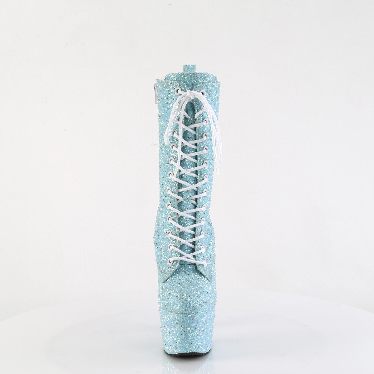 Pleaser Adore-1040GR BUMCG/M - Blue High-Platform Ankle Boots