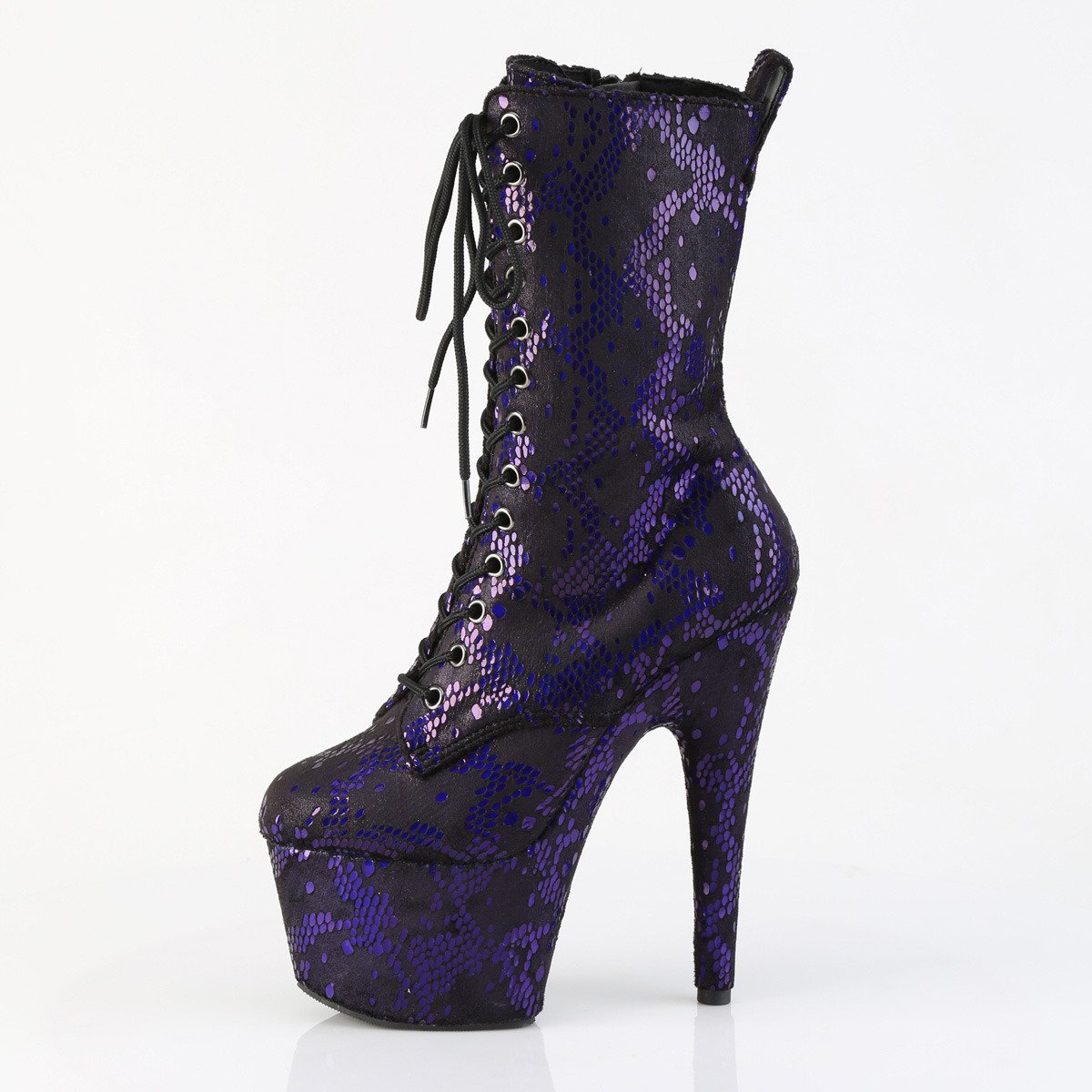 Pleaser Adore-1040SPF BLMFA/M - Violet High-Platform Ankle Boots