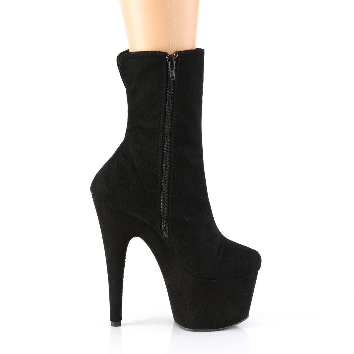 Pleaser Adore-1042 BFS/M - Black High-Platform Ankle Boots