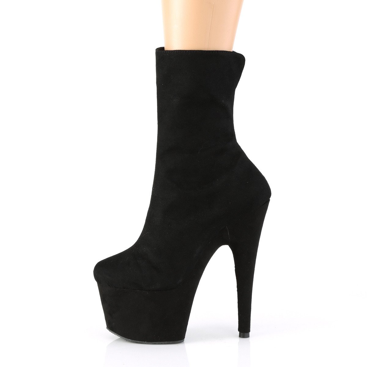 Pleaser Adore-1042 BFS/M - Black High-Platform Ankle Boots