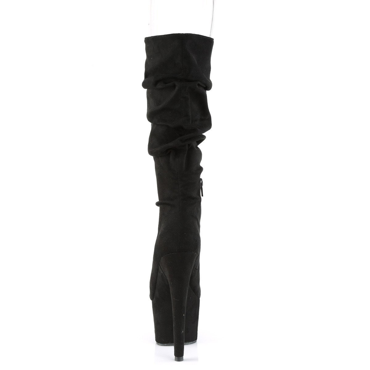 Pleaser Adore-1061 BFS/M - Black High-Platform Knee High Boots