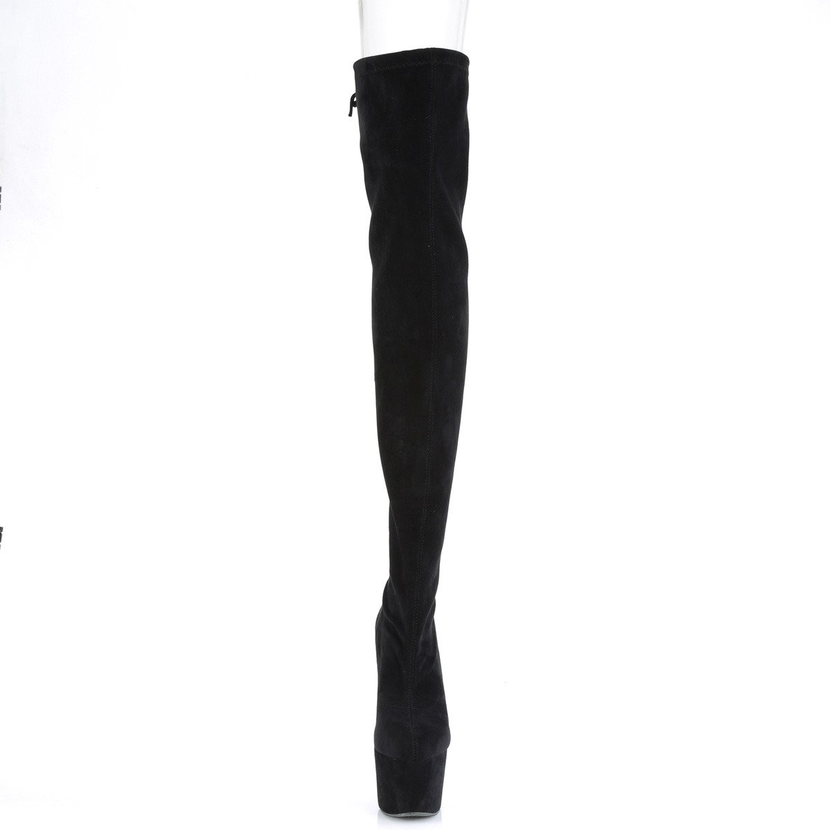 Pleaser Adore-3008 BFS/M - Black High-Platform Thigh High Boots